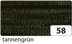 Folia Chenilledraht - 8 mm 10 St&uuml;ck tannengr&uuml;n.