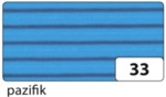 10 x Folia Bastelwellpappe - 50 x 70 cm pazifikblau.