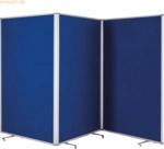 Magnetoplan Raumteiler 1112003 3-teilig Filz blau