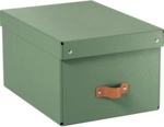 Leitz Archivbox Puro Mittel mit Deckel gr&uuml;n 2 St&uuml;ck