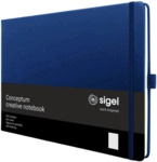 3 x Sigel Notizbuch Conceptum ca. A4quer 132 Seiten Hardcover dotted 1