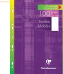 10 x Clairefontaine Ringbucheinlagen A4 blanko 50 Blatt