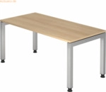 mcbuero.de Schreibtisch 160x80cm Eiche