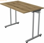 Kerkmann Schreibtisch SmartOffice C-Fu&szlig;-Gestell 100x60x75cm eiche