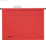 Leitz H&auml;ngemappe ALPHA A4 oben/seitlich offen rot