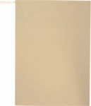 100 x Elba Aktendeckel Karton chamois