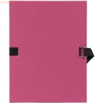 Exacompta Dokumentenmappe A4 120mm mit dehnbarem R&uuml;cken bordeaux
