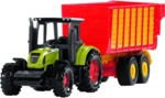 SIKU 1650 Traktor Claas mit Silagewagen.