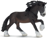 Schleich Spielzeugfigur Shire Hengst.
