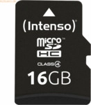 Intenso International Intenso 16GB microSDHC Class 4 + SD-Adapter