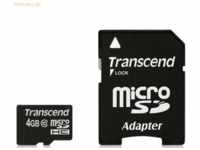 Transcend Transcend 4GB microSDHC Class 10 + SD-Adapter