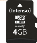 Intenso International Intenso 4GB microSDHC Class 10 + SD-Adapter