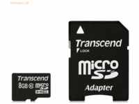 Transcend Transcend 8GB microSDHC Class 10 + SD-Adapter