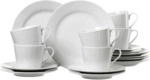 Ritzenhoff & Breker Kaffeeservice Bianco - 18-tlg. Porzellan wei&szlig;.