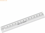 10 x Linex Schullineal 1015M 15cm transaprent