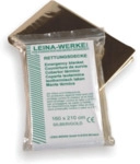 Leina-Werke Rettungsdecke - 210 x 160 cm silber-gold.