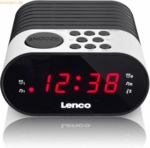 Lenco LENCO CR-07 Uhren-Radio, wei&szlig;