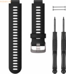 Garmin Garmin Ersatzarmband Schwarzes/Graues aus Silikon