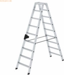 Munk Stehleiter 40228 beidseitig 2x9 Stufen