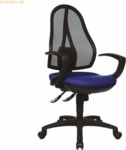 Topstar B&uuml;rodrehstuhl Open Point SY Op20QG26 mit Armlehnen Q3 blau