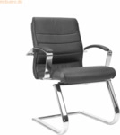 Topstar Besucherstuhl TD Lux 15 8789A80 Leder schwarz