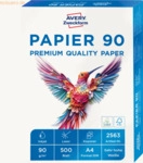 5 x Avery Zweckform Kopierpapier A4 unbeschichtet 90 g/qm 500 Blatt we