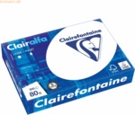 5 x Clairefontaine Kopierpapier Clairalfa A4 80g/qm wei&szlig; VE=500 Blatt