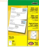 Sigel Ink/Laser/Kopier-Papier A5 (A4) 80g/qm 100 Blatt perforiert auf
