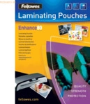 Fellowes Laminierfolien Enhance A5 80mic VE=100 St&uuml;ck gl&auml;nzend