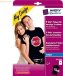 Avery Zweckform Textilfolien f&uuml;r farbige Textilien 210x297 mm 8 Blatt