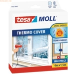 4 x Tesa Fenster-Isolierfolie Thermo Cover 4x1,5m transparent