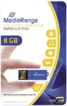 MediaRange USB Nano-Speicherstick CLIP-ON - blau 8GB.