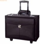 Alassio Pilotenkoffer Rocca II Trolley 46x39x27cm Microfaser schwarz