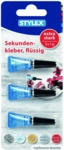 STYLEX Sekundenkleber - 3x 1 g extra stark.