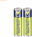 Varta Power Akku Mignon NiMH 1,2V 2100mAh VE=2 St&uuml;ck