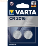 Varta VARTA Knopfzellenbatterie Electronics CR2016 Lithium 2er-Pack
