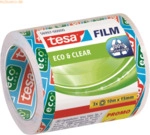 30 x Tesa Klebefilm tesafilm Eco&Clear Sparpack 15mmx10m unsichtbar 3