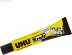 12 x Uhu Alleskleber Kraft Flex + Clean transparent Tube 18 g