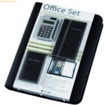 Alassio Ringbuchmappe Office-Set A4 Kunstleder schwarz