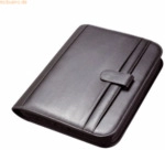 Alassio Ringbuchmappe Riccione A4 FineTouch Lederimitat schwarz