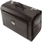 Alassio Pilotenkoffer Verona Leder schwarz