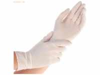 10 x HygoStar Nitril-Handschuh Safe Premium puderfrei M 24cm weiß VE=1