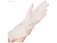 10 x HygoStar Latex-Handschuh Skin gepudert M 24cm weiß VE=100 Stück