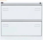 Bisley H&auml;ngeregistraturschrank Light 2 Sch&uuml;be 2-bahnig verkehrswei&szlig;