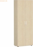 Geram&ouml;bel Fl&uuml;gelt&uuml;renschrank Flex S-386100-AA 6OH 800x420x2160mm ahorn
