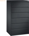 CP Karteischrank Acurado 12936323S10000 A5 6 Sch&uuml;be silbergrau