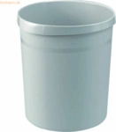 Han Papierkorb Grip mit Griffmulden 18 Liter lichtgrau