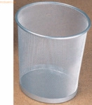 Helit Papierkorb Mesh Metall 15l silber