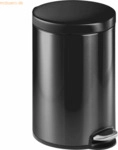 Durable Treteimer Metall Rund 12 12 Liter anthrazit