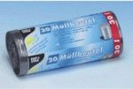 Papstar M&uuml;llbeutel HDPE 30l VE=20 St&uuml;ck schwarz